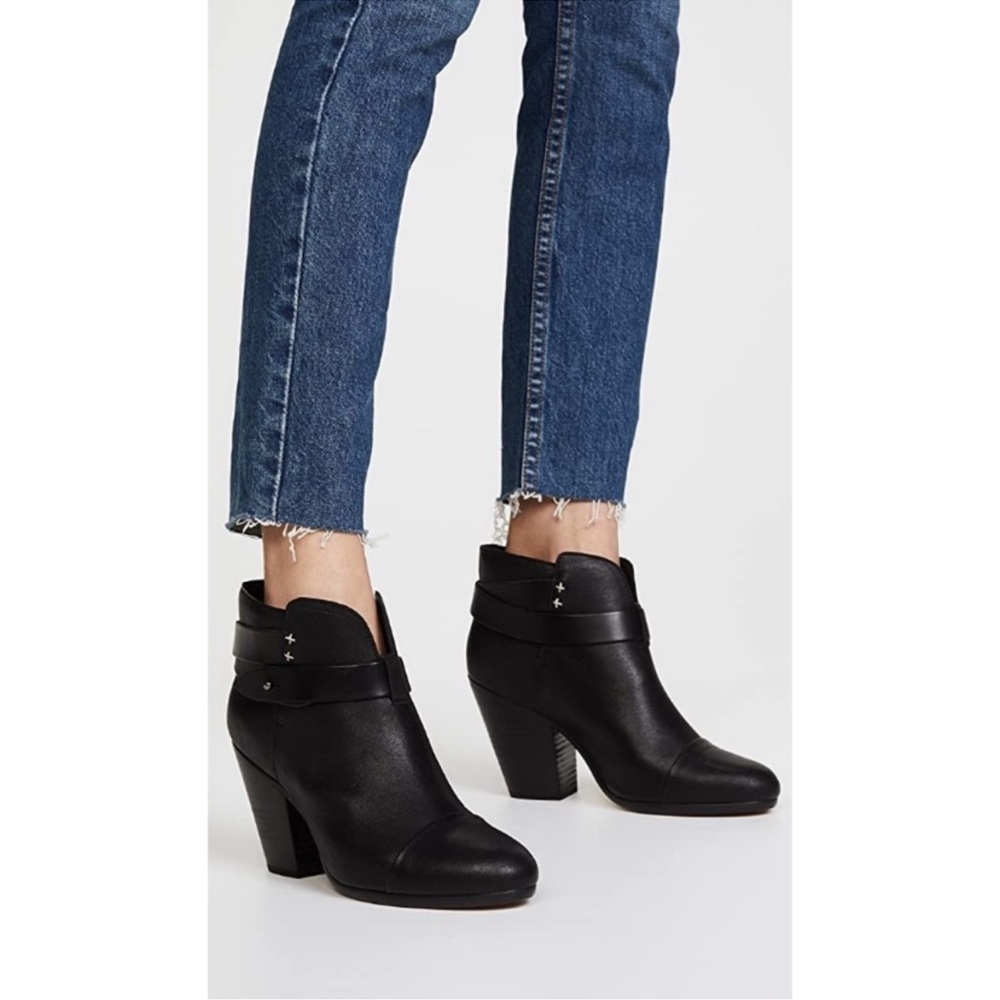 Rag and Bone Harrow Booties in Black Leather size 40 - Picture 12 of 12